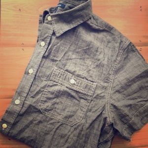 Old Navy- Short Sleeve Button Down- XL